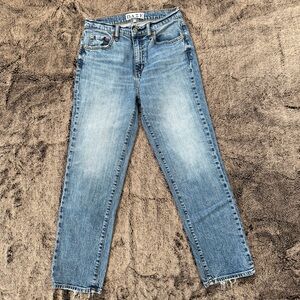 Daze Women's High Rise Straight Leg Jeans